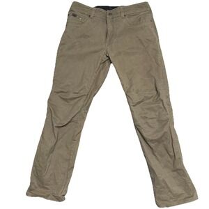 KUHL Pants 36x32 Khaki Patina Dye Rebel Outdoor Rugged Hiking